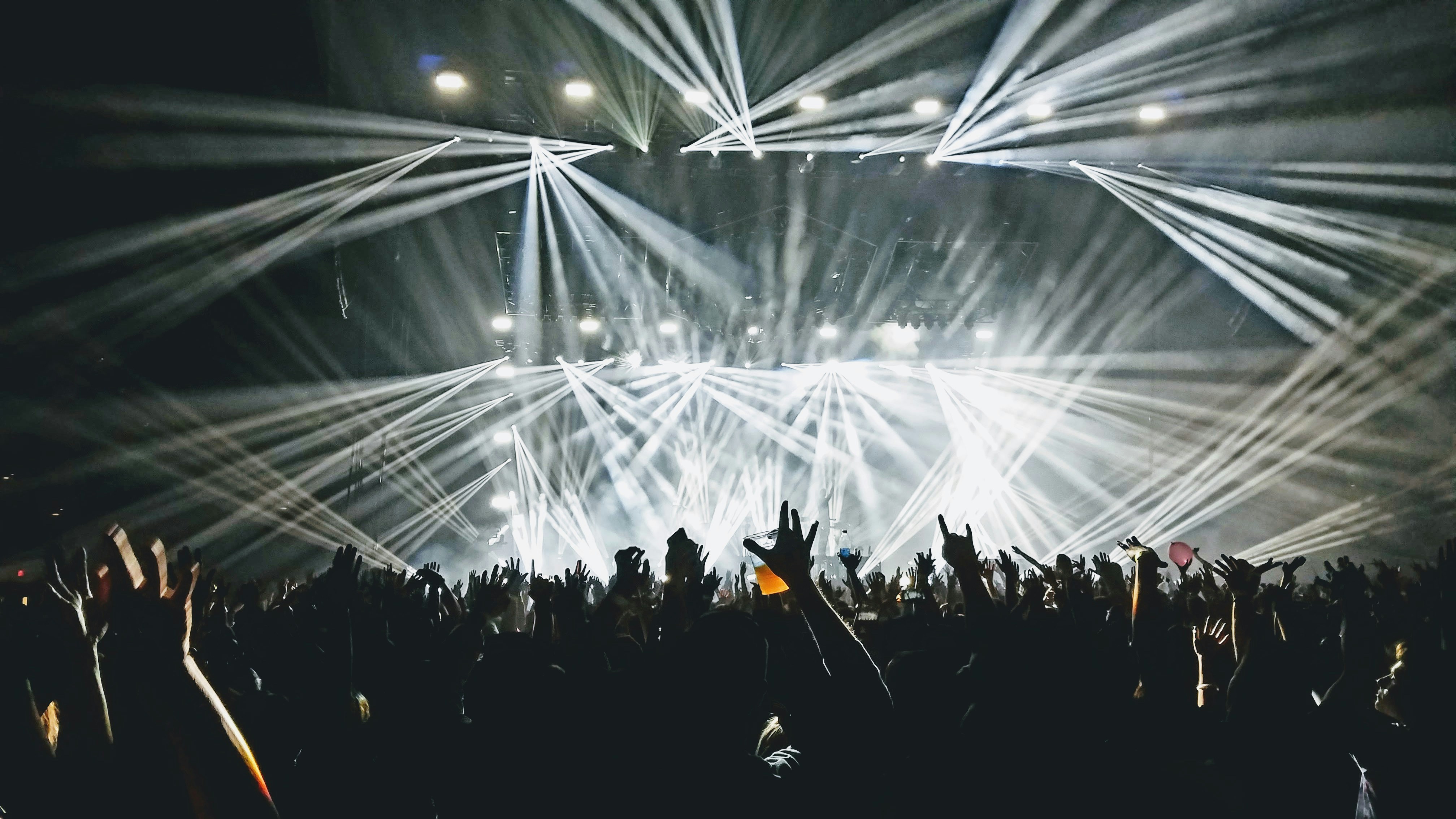 Stage lighting background